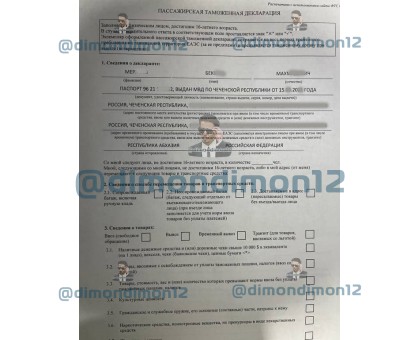 Купить комплект СТС, ДОВЕРКА, ВВОЗ для авто АБХАЗИЯ